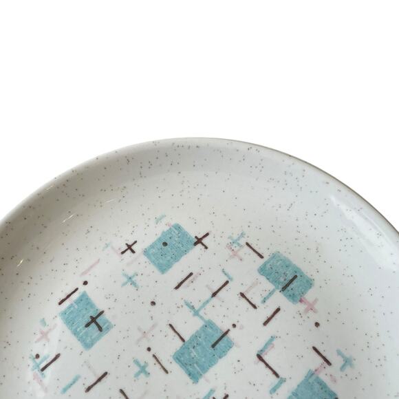 Vintage Vernonware Heavenly Days 7.5in Salad Dessert Plates Set of 5 - Picture 3 of 10